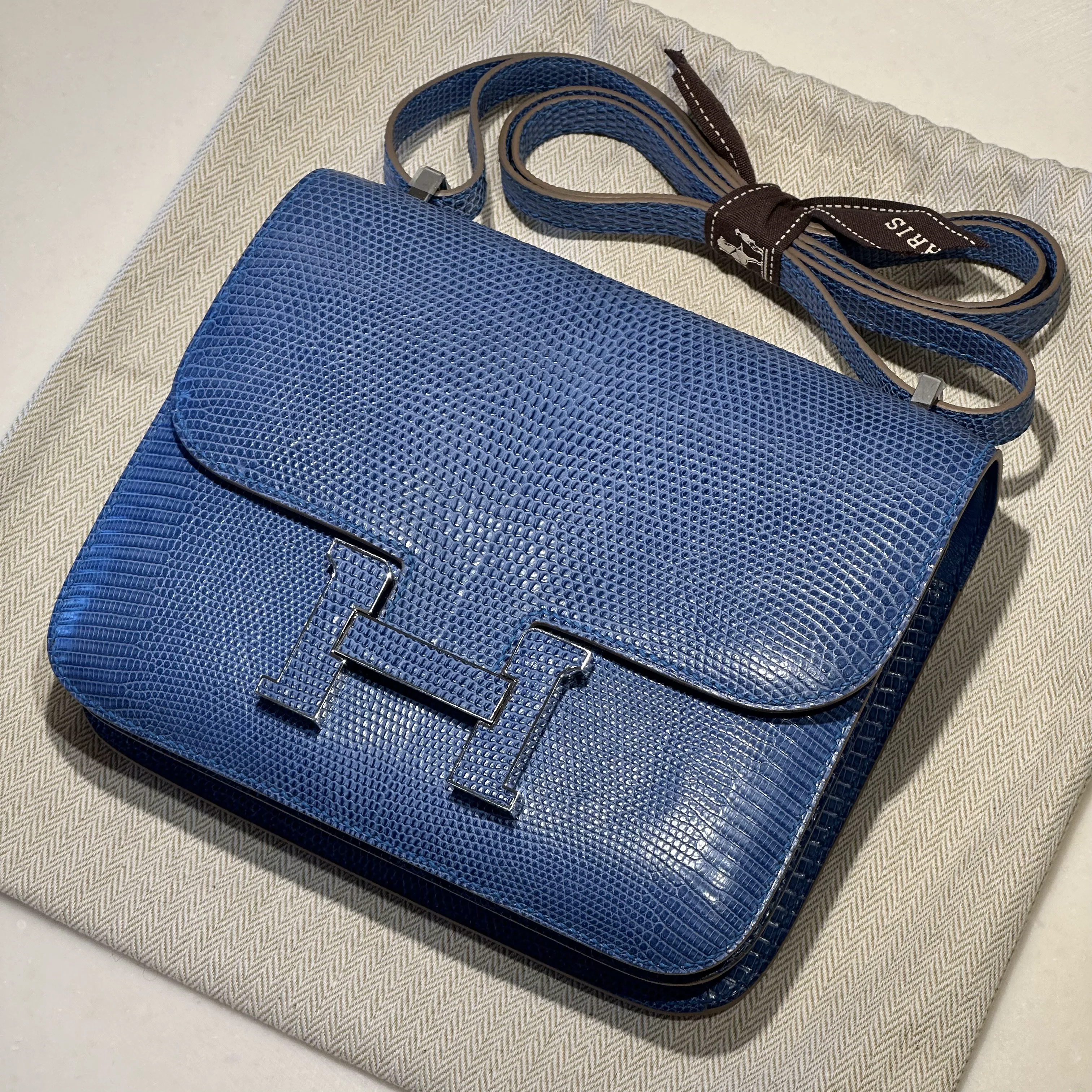 Hermes Constance 18 cm Lizard Leather PHW