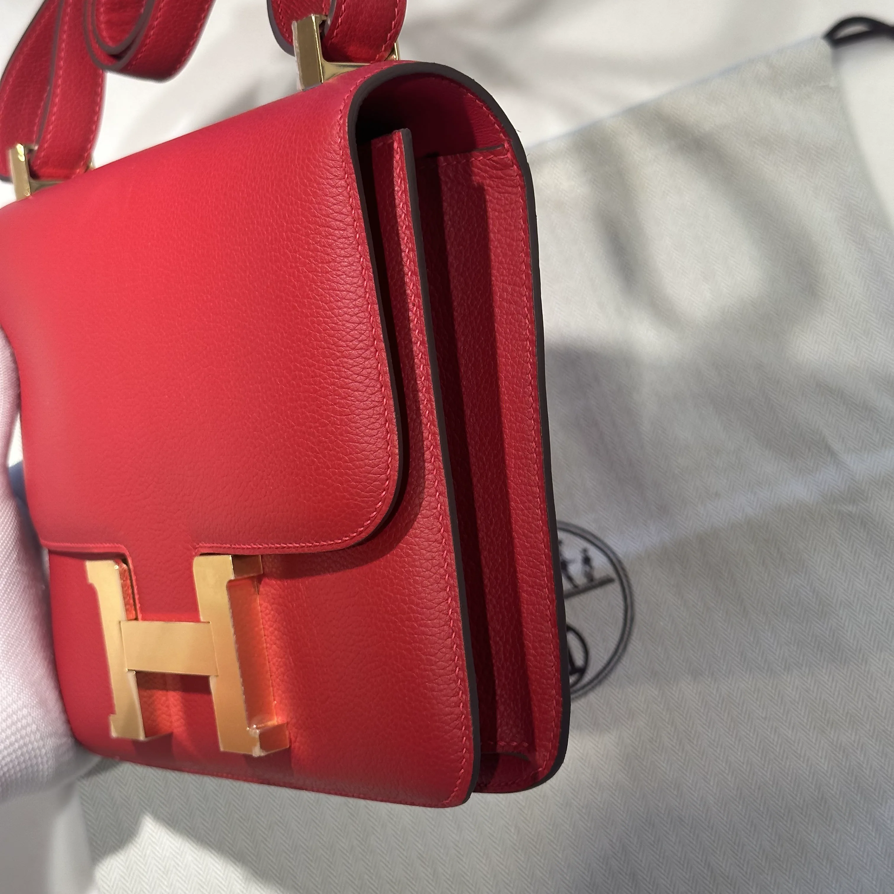Hermes Constance 24 cm Evercolor Leather GHW миниатюра 2