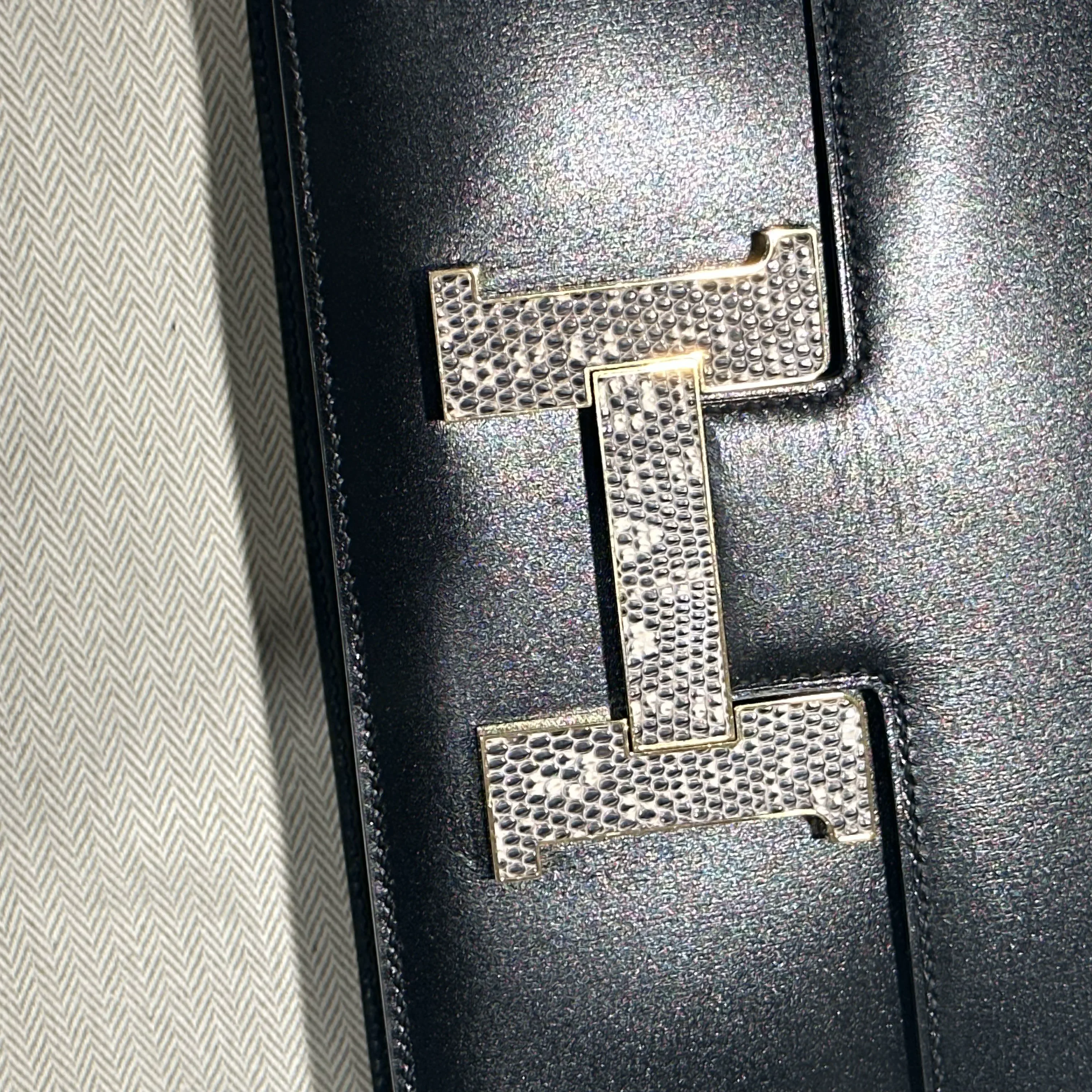 Hermes Constance 24 cm Box Lizard Ombré Leather GHW миниатюра 6