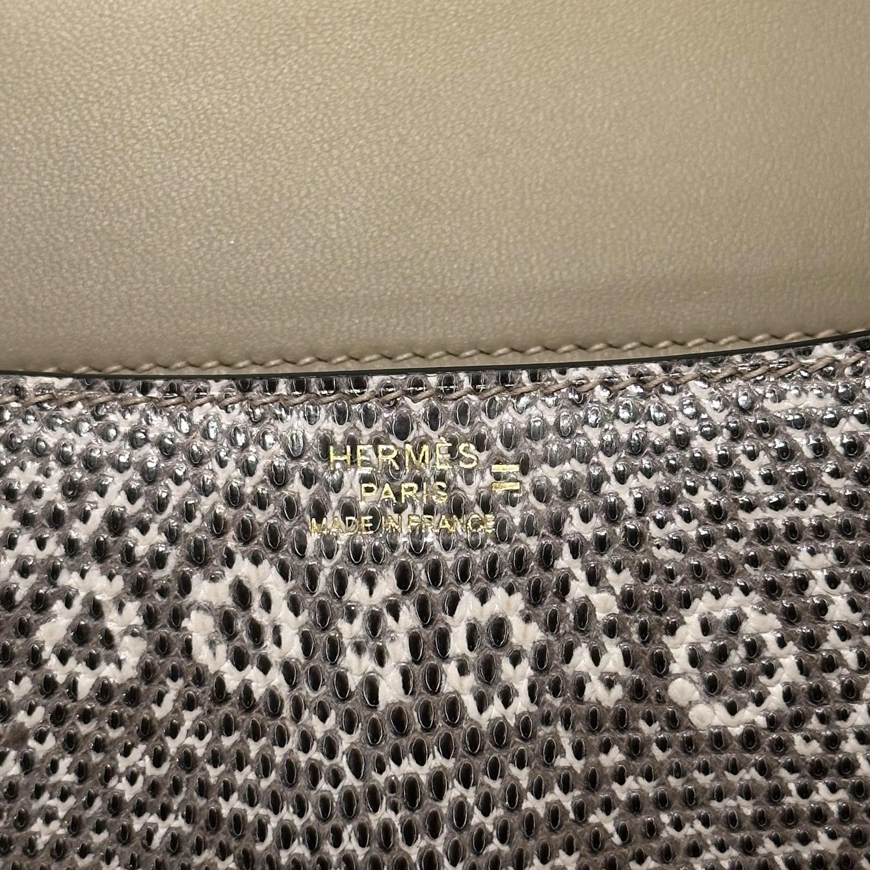 Hermes Constance 24 cm Lizard Ombré Leather GHW миниатюра 6