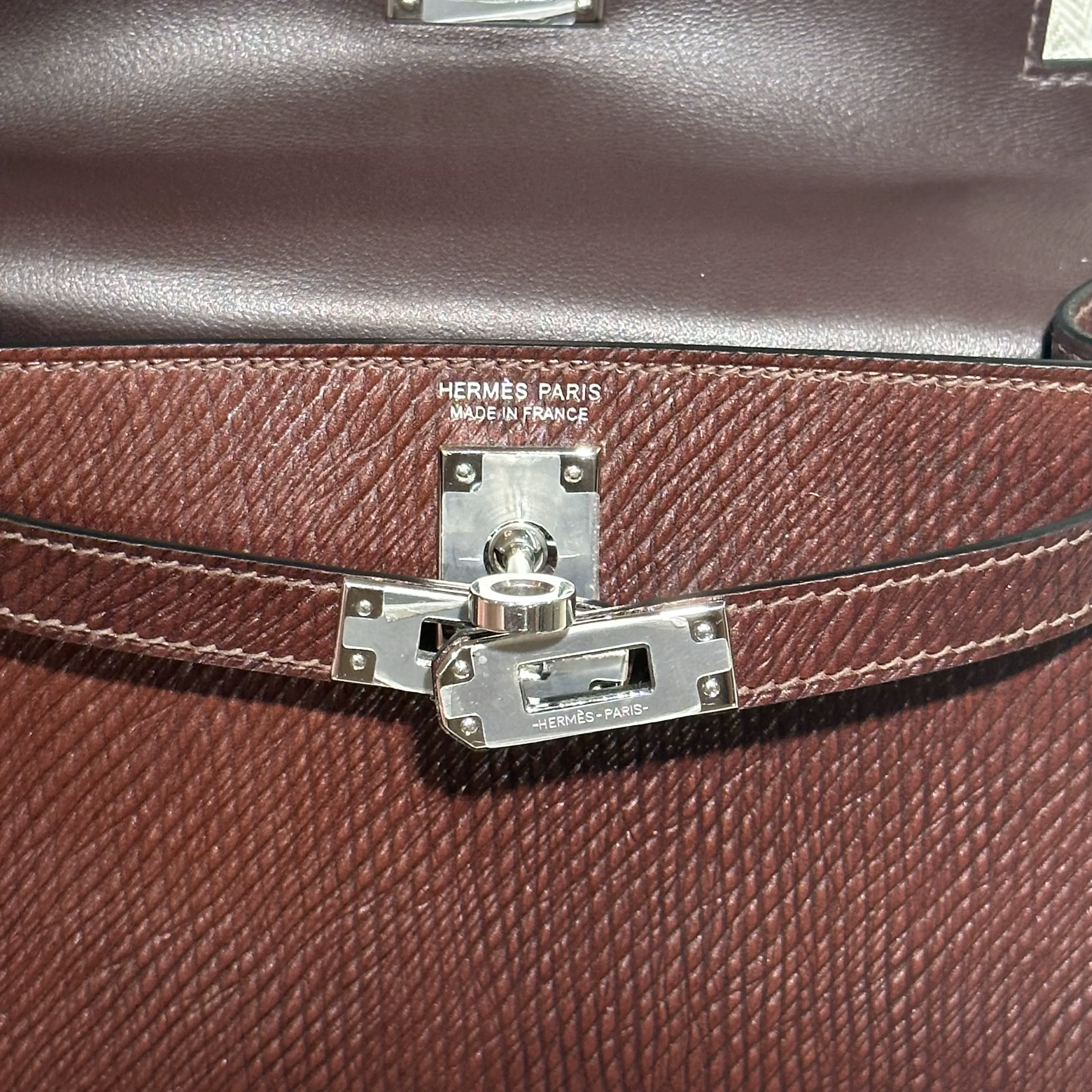 Hermes Mini Kelly Volynka Leather PHW миниатюра 6
