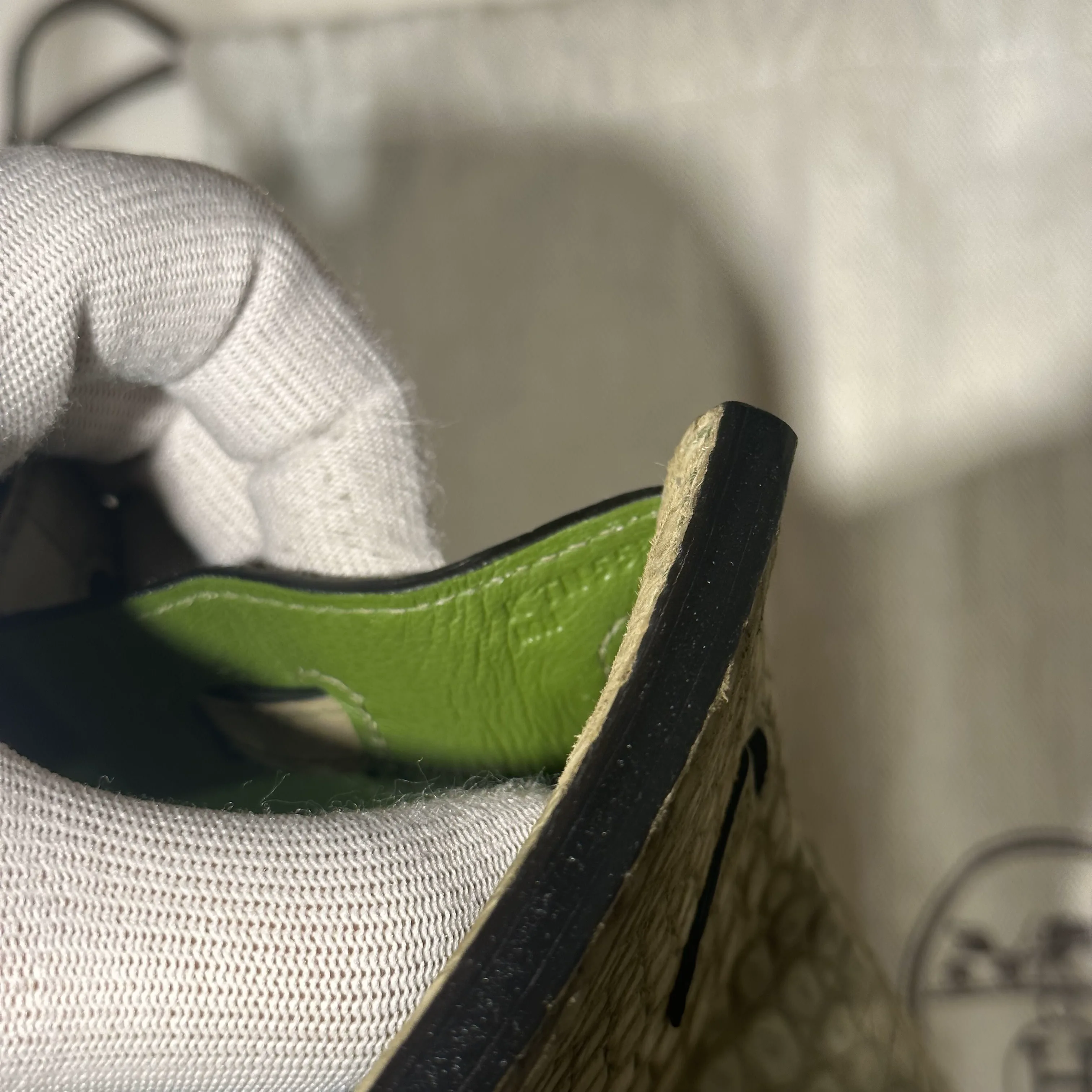 Hermes Birkin 25 cm Porosus Crocodile Leather PHW миниатюра 8