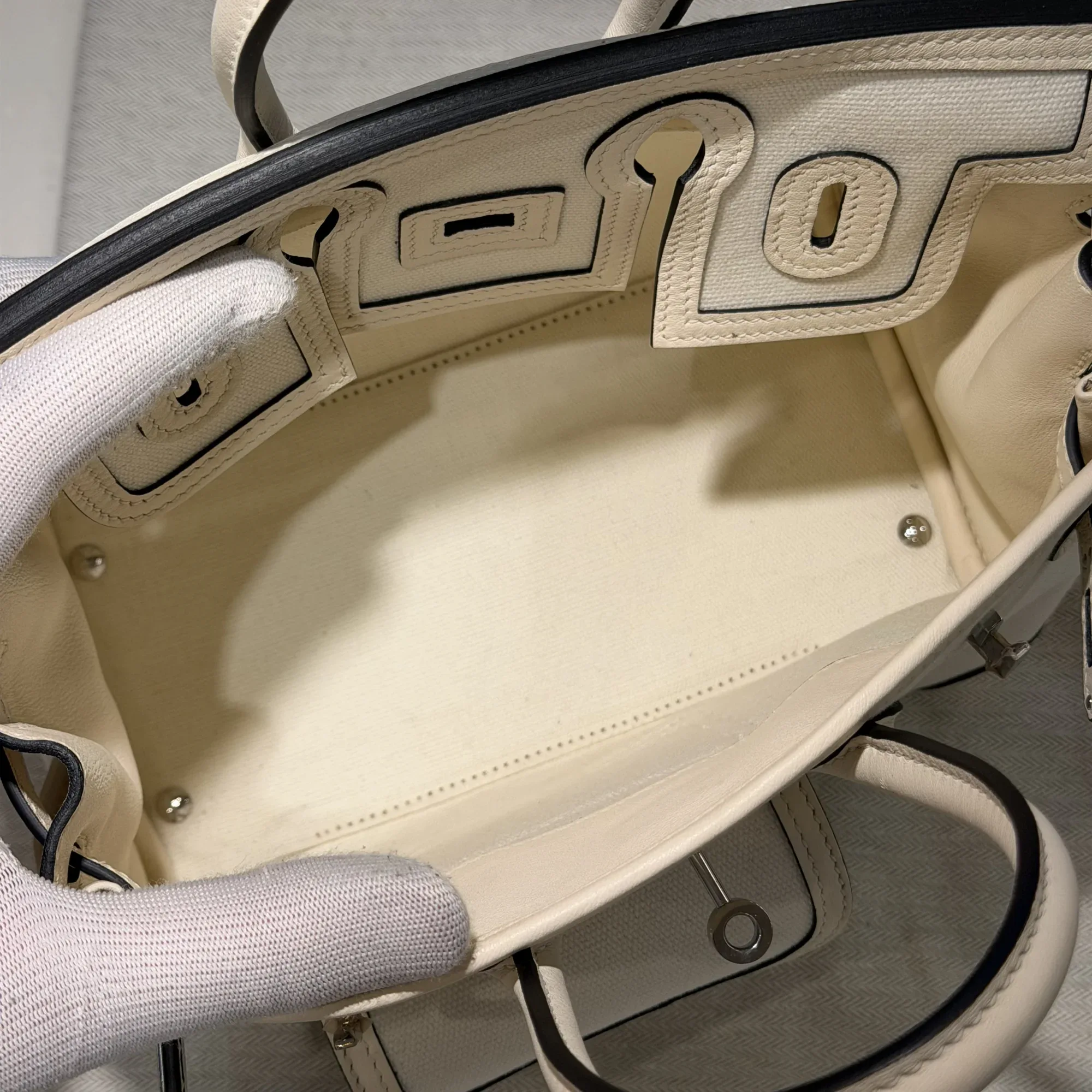 Hermes Birkin 25 Cargo Swift Toile Leather PHW миниатюра 6
