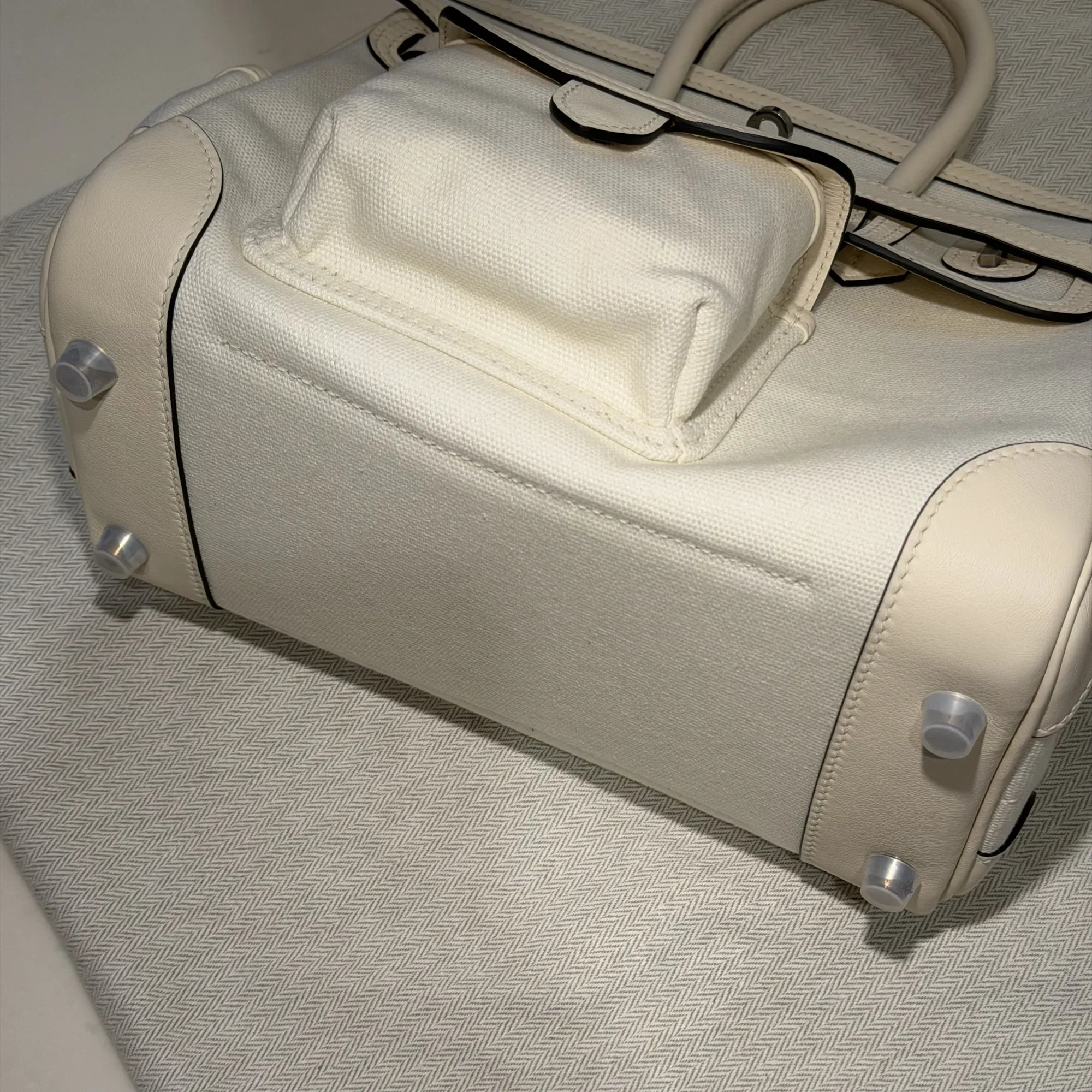 Hermes Birkin 25 Cargo Swift Toile Leather PHW миниатюра 8