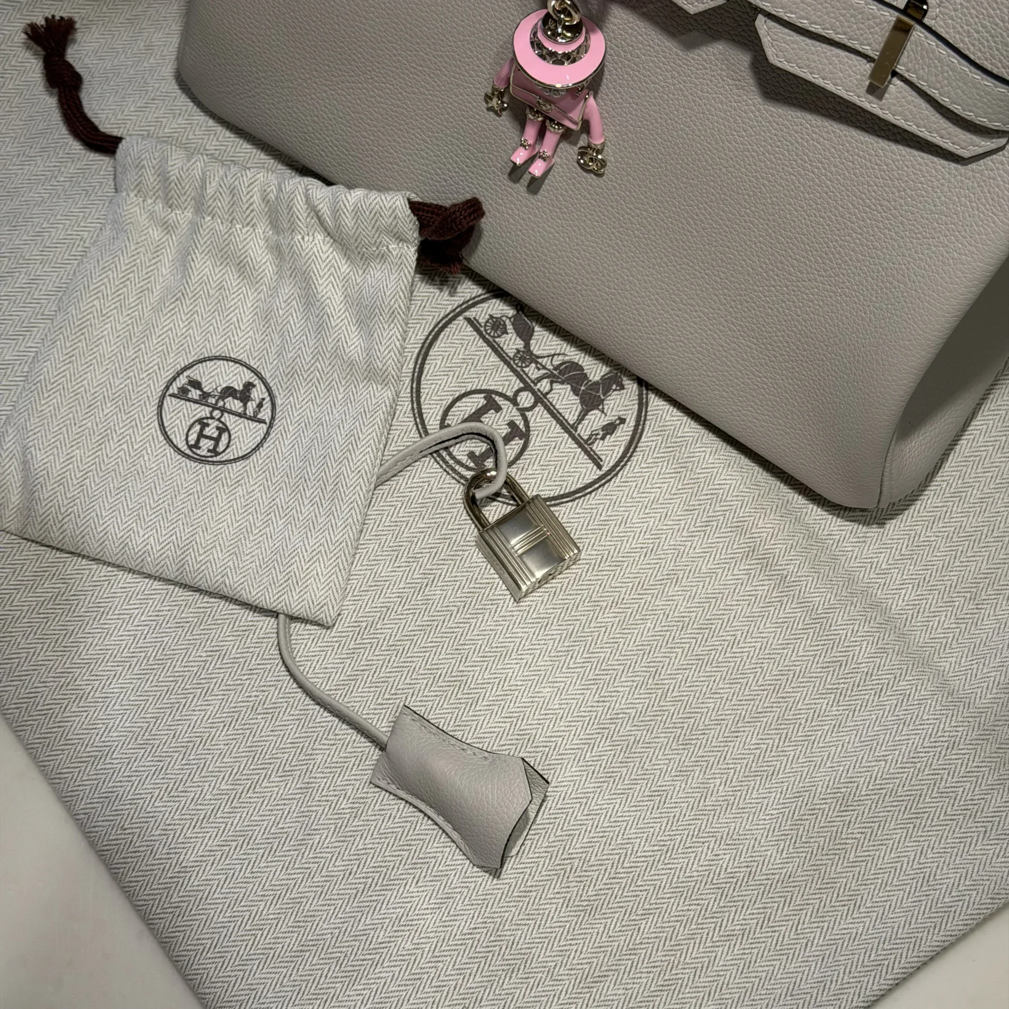 Hermes Birkin 25 Evercolor Leather Permabrass миниатюра 3