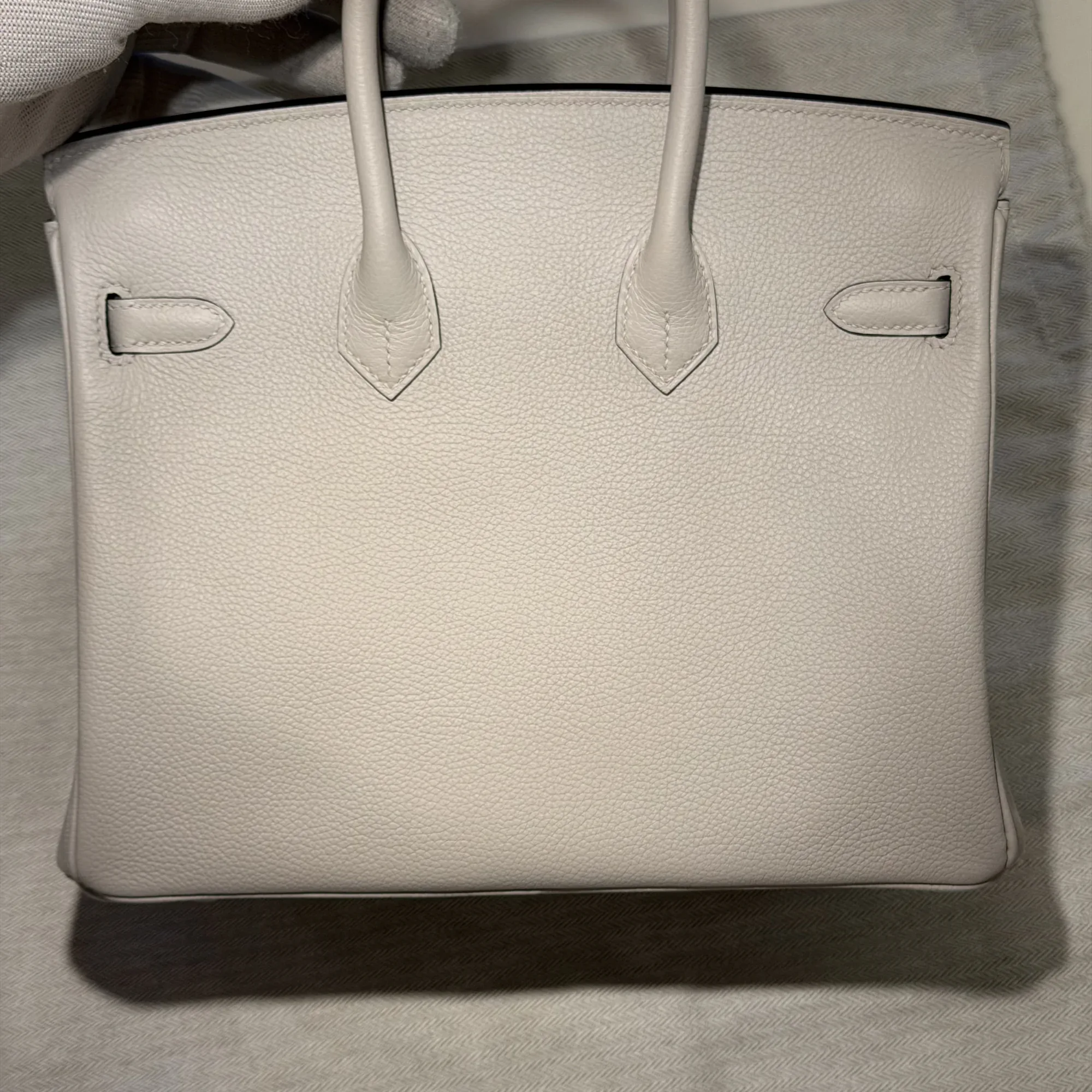 Hermes Birkin 25 Evercolor Leather Permabrass миниатюра 4