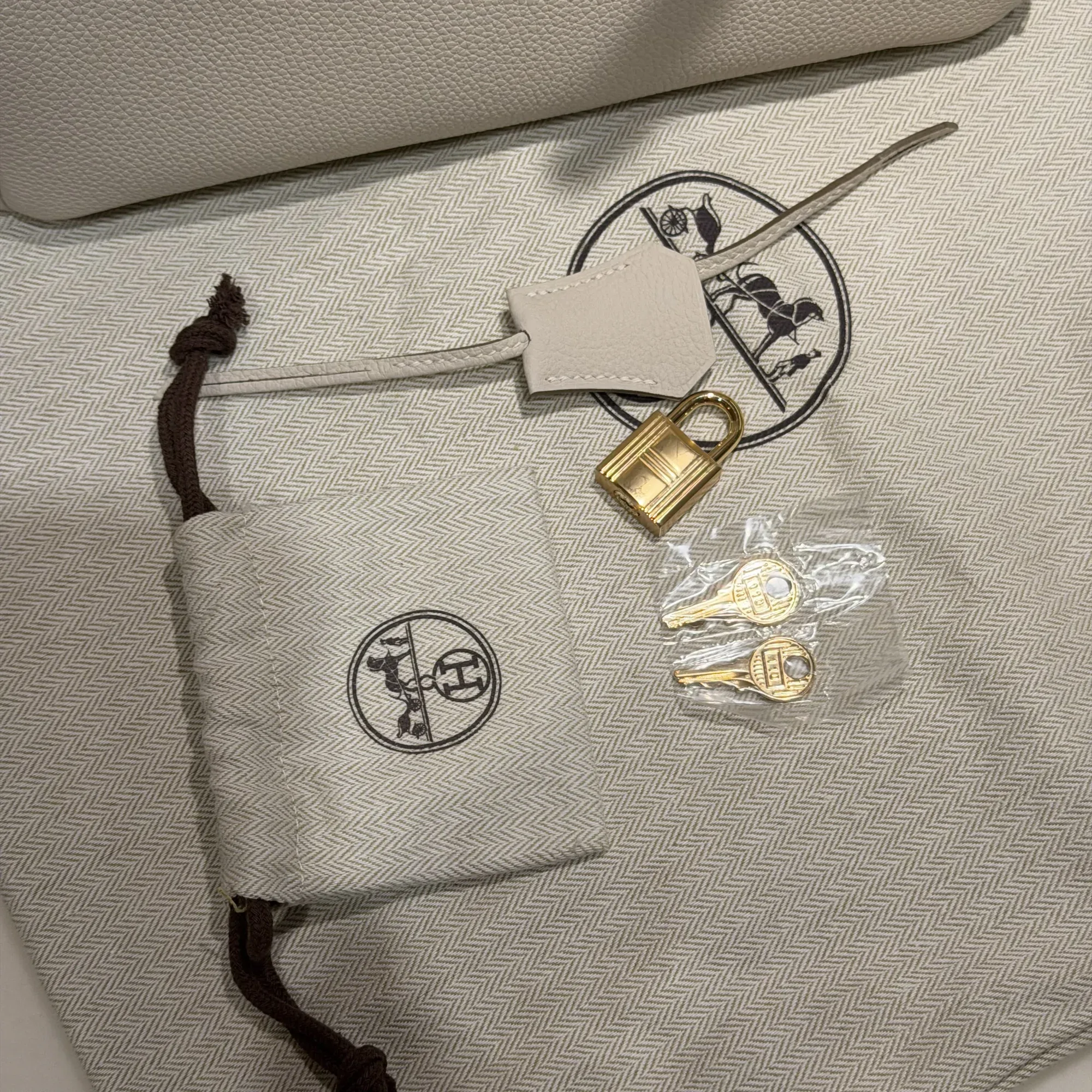 Hermes Birkin 25 Togo Leather GHW миниатюра 3
