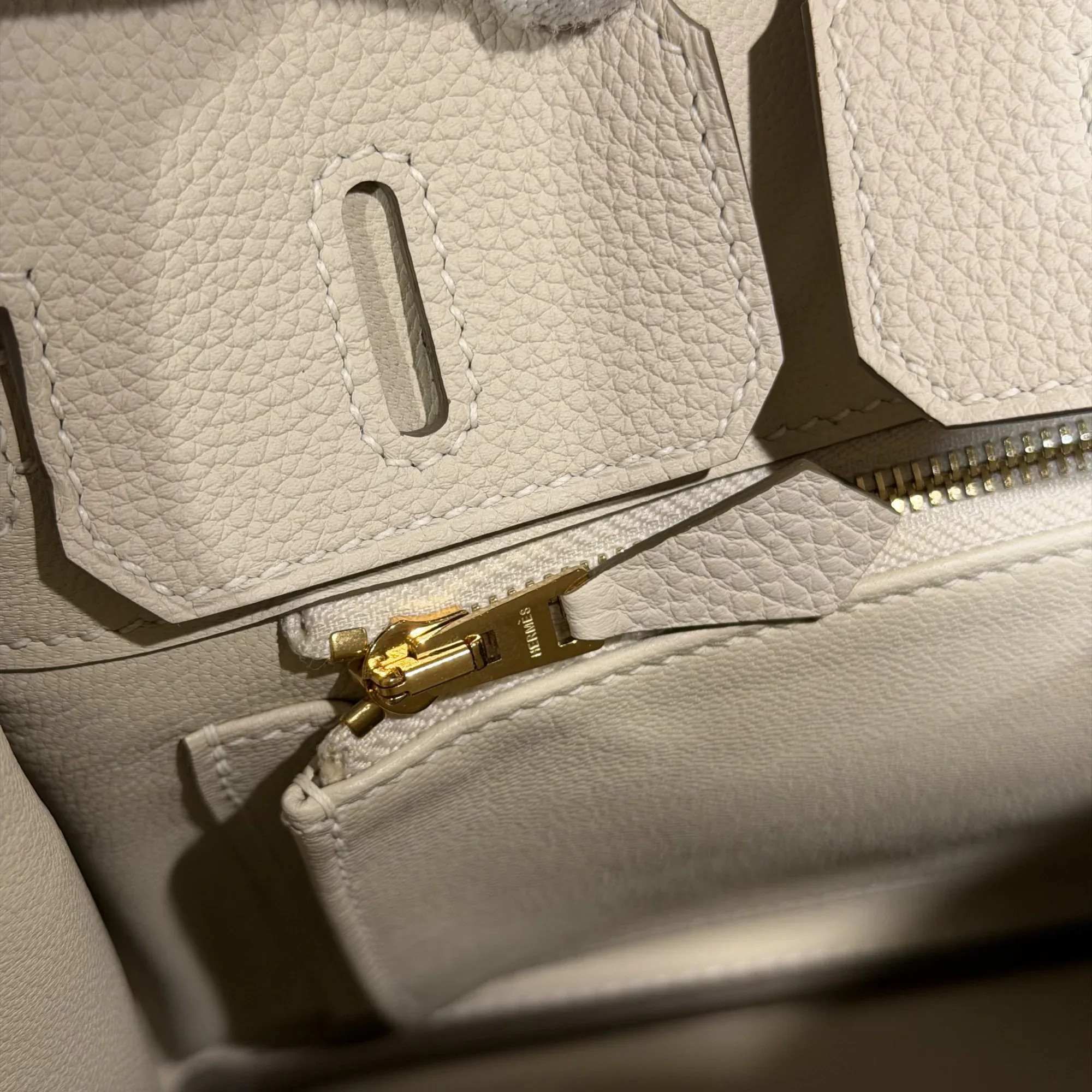 Hermes Birkin 25 Togo Leather GHW миниатюра 4