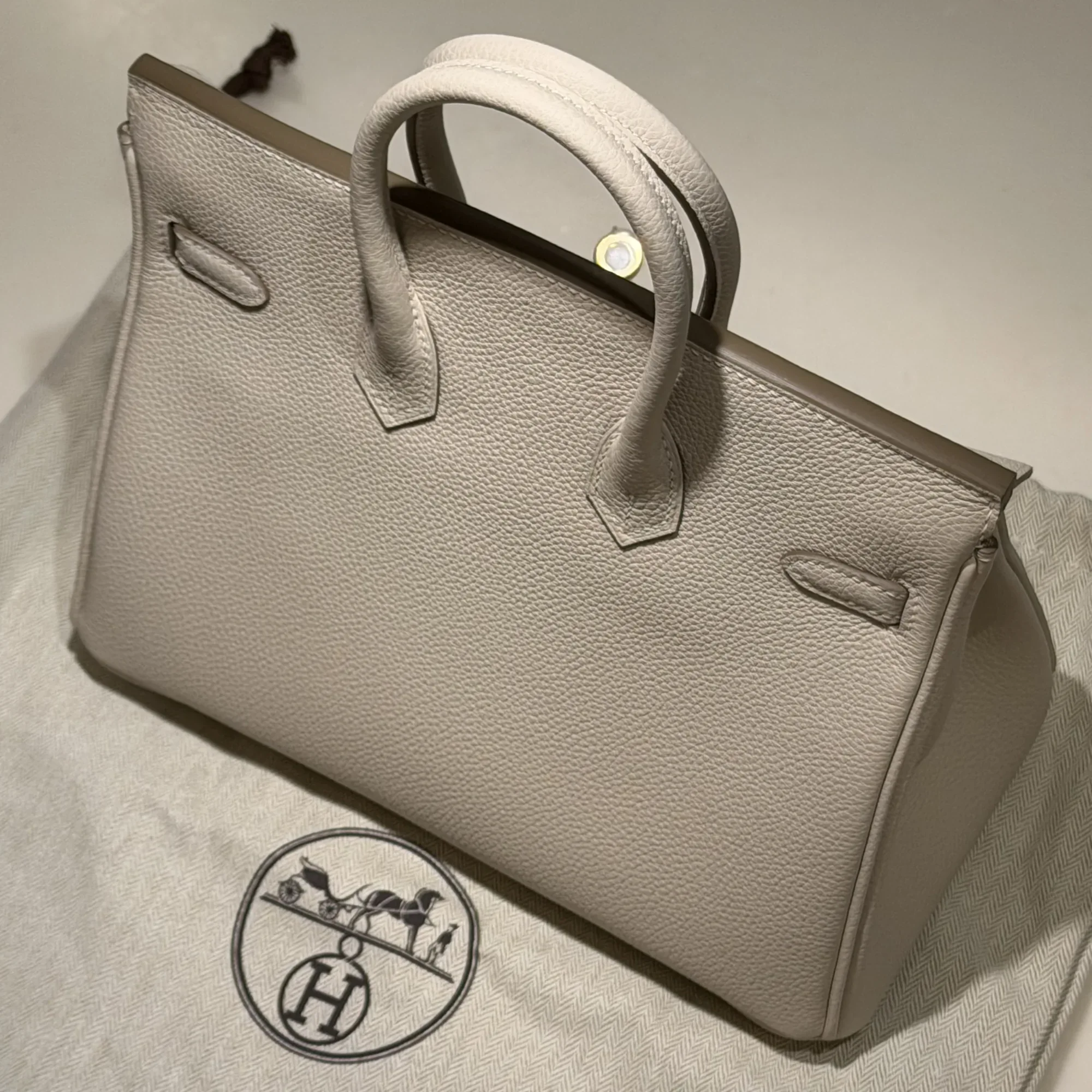 Hermes Birkin 25 Togo Leather GHW миниатюра 2