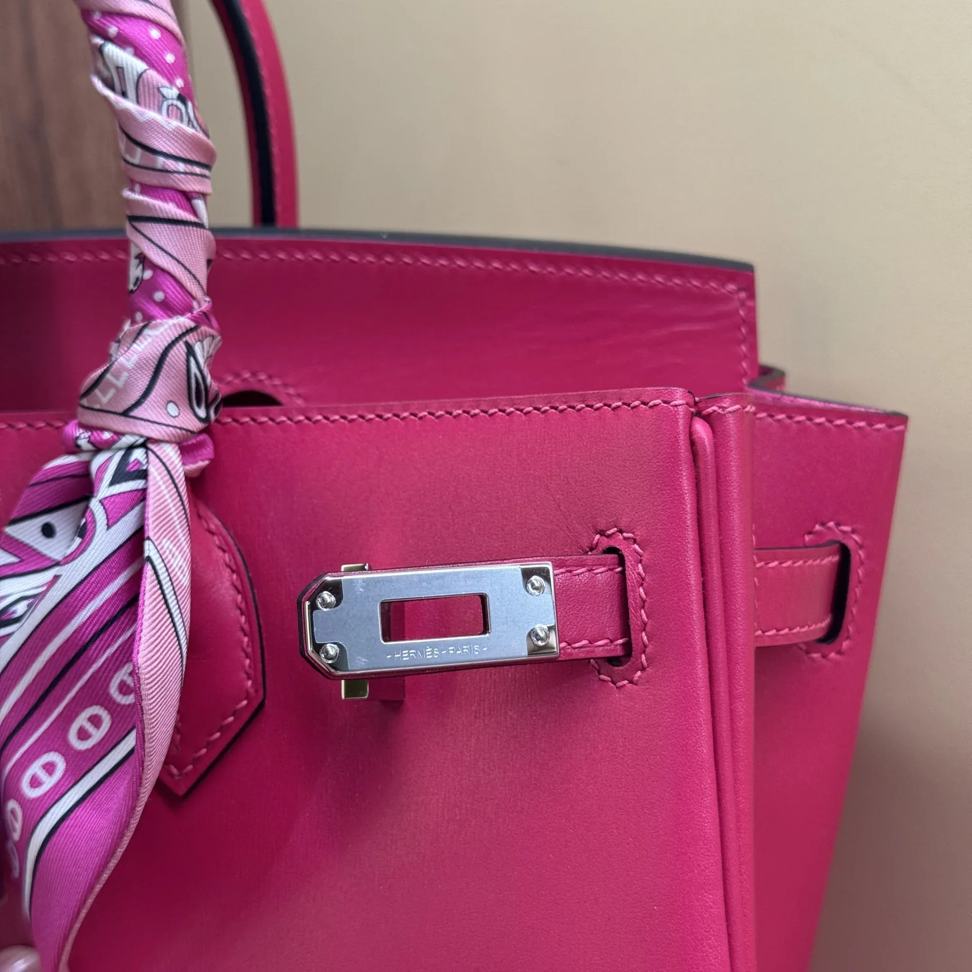 Hermes Birkin 35 Rose Togo Leather PHW миниатюра 4