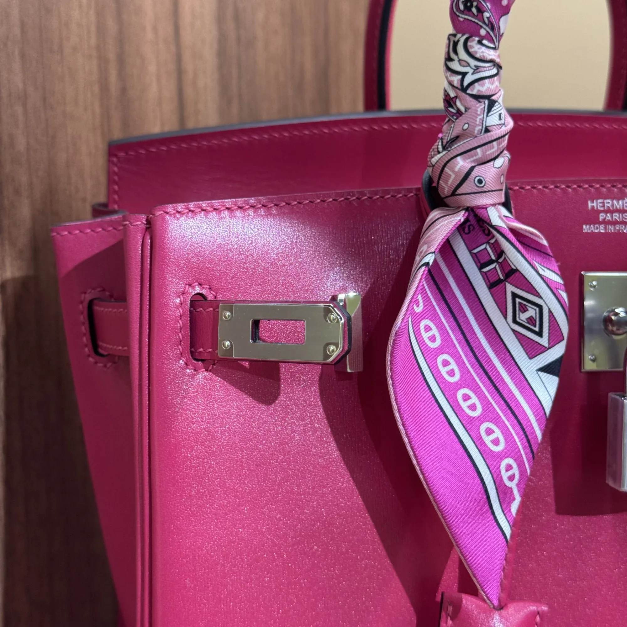 Hermes Birkin 35 Rose Togo Leather PHW миниатюра 6