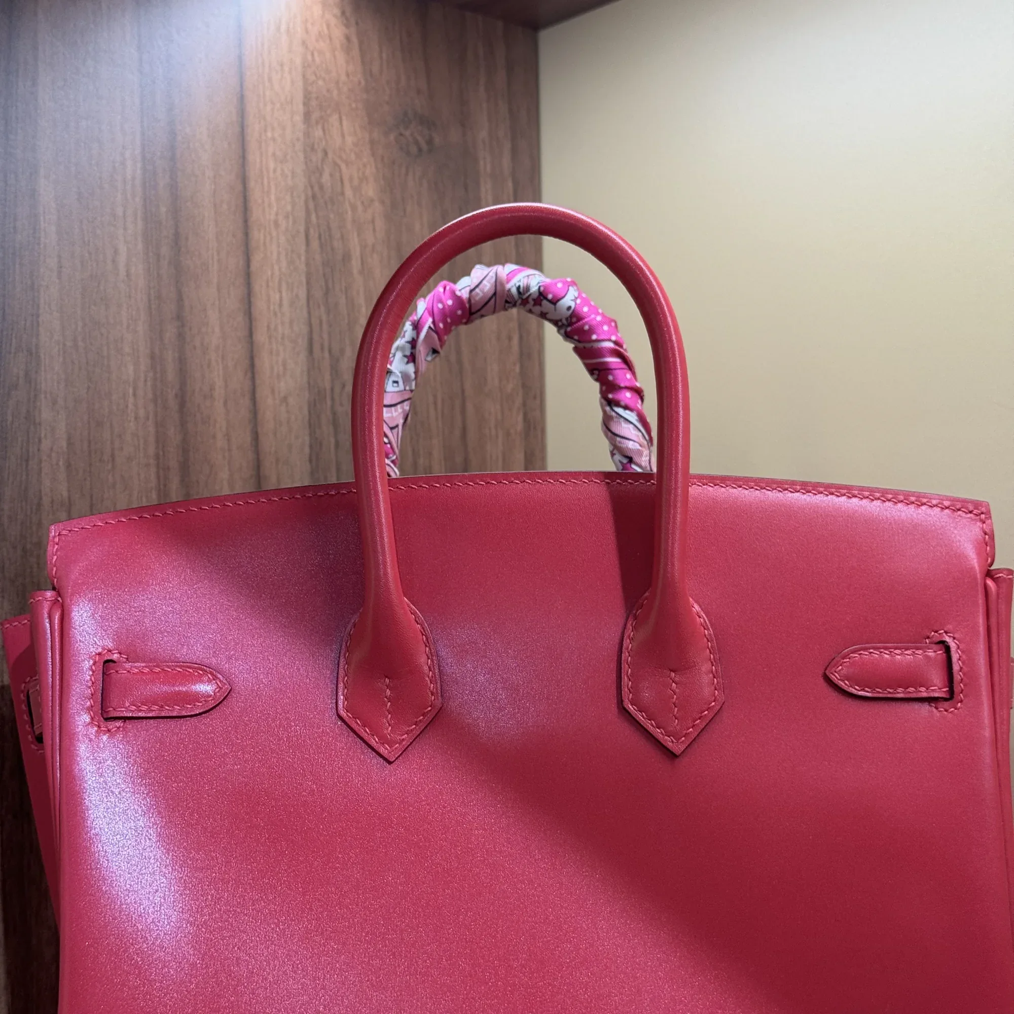 Hermes Birkin 35 Rose Togo Leather PHW миниатюра 9