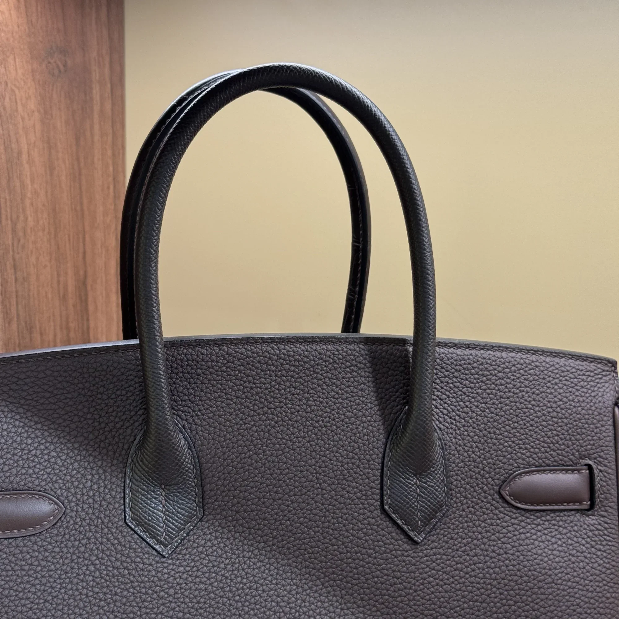 Hermes Birkin 35 Touch Alligator Togo Leather GHW миниатюра 10