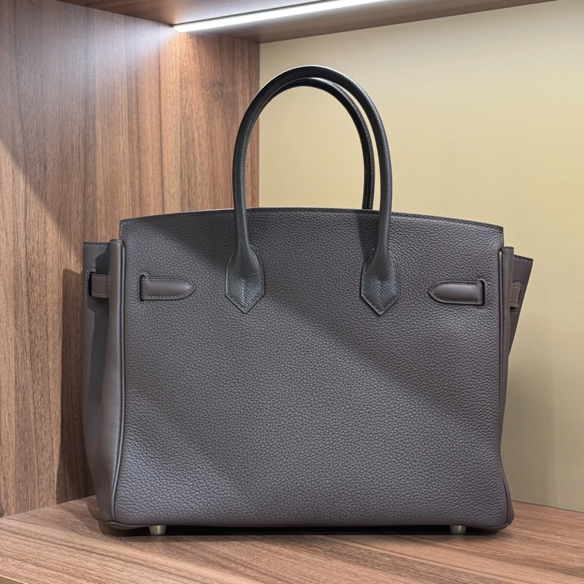Hermes Birkin 35 Touch Alligator Togo Leather GHW миниатюра 8