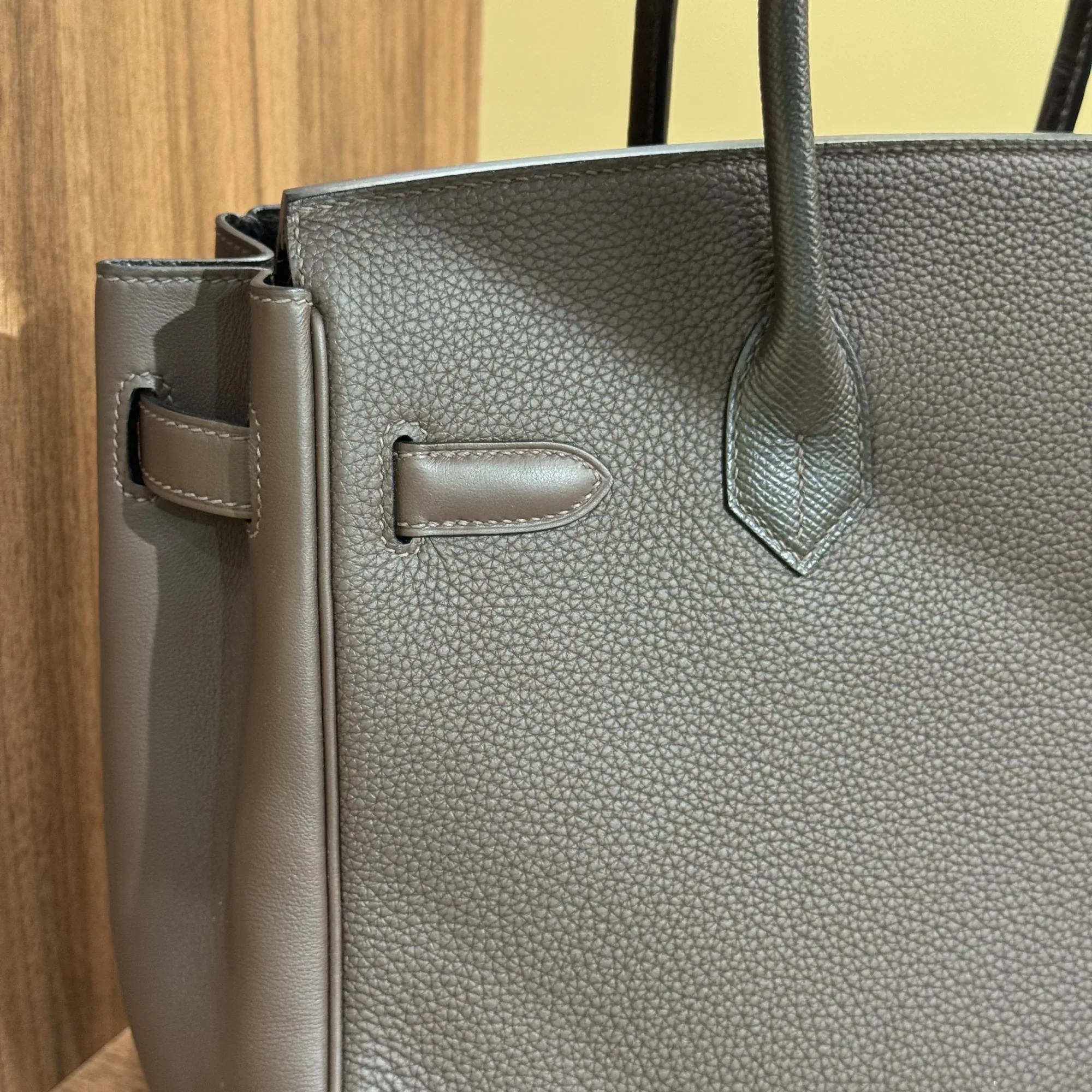 Hermes Birkin 35 Touch Alligator Togo Leather GHW миниатюра 9