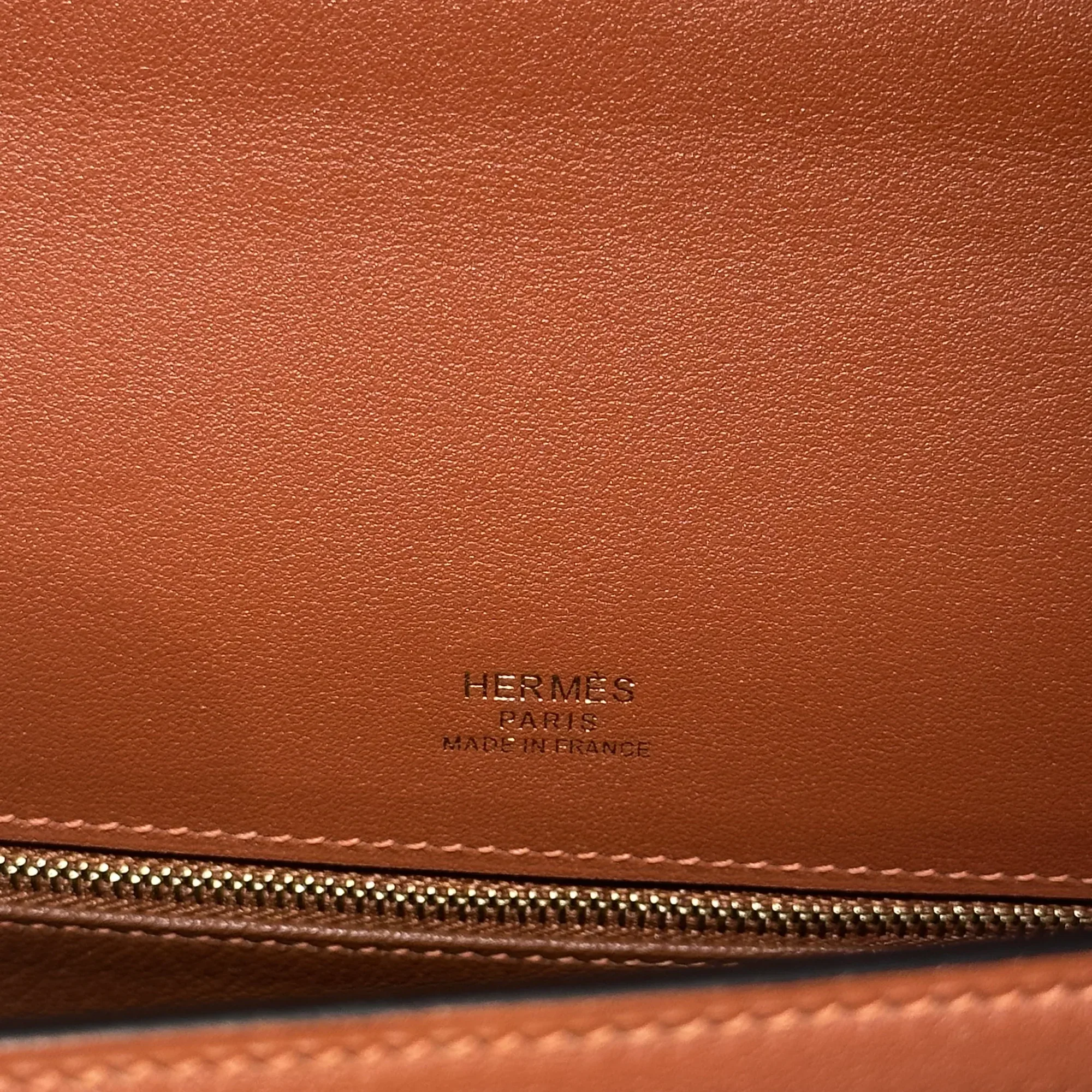 Hermes Kelly 28 Toile Box Leather Gold миниатюра 7