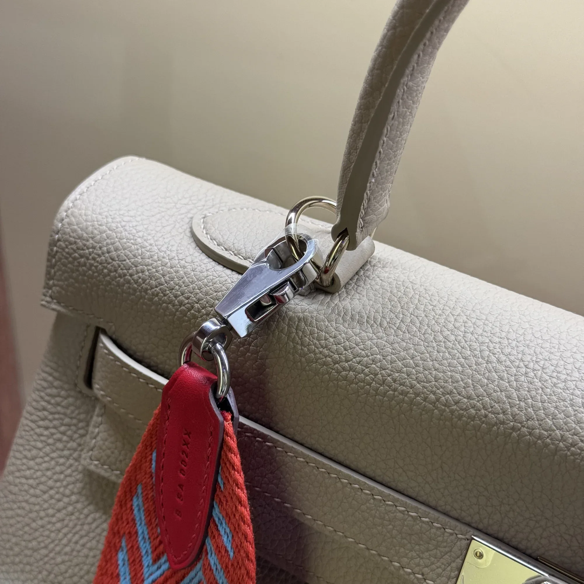 Hermes Kelly 35 Etain Togo Leather PHW миниатюра 2
