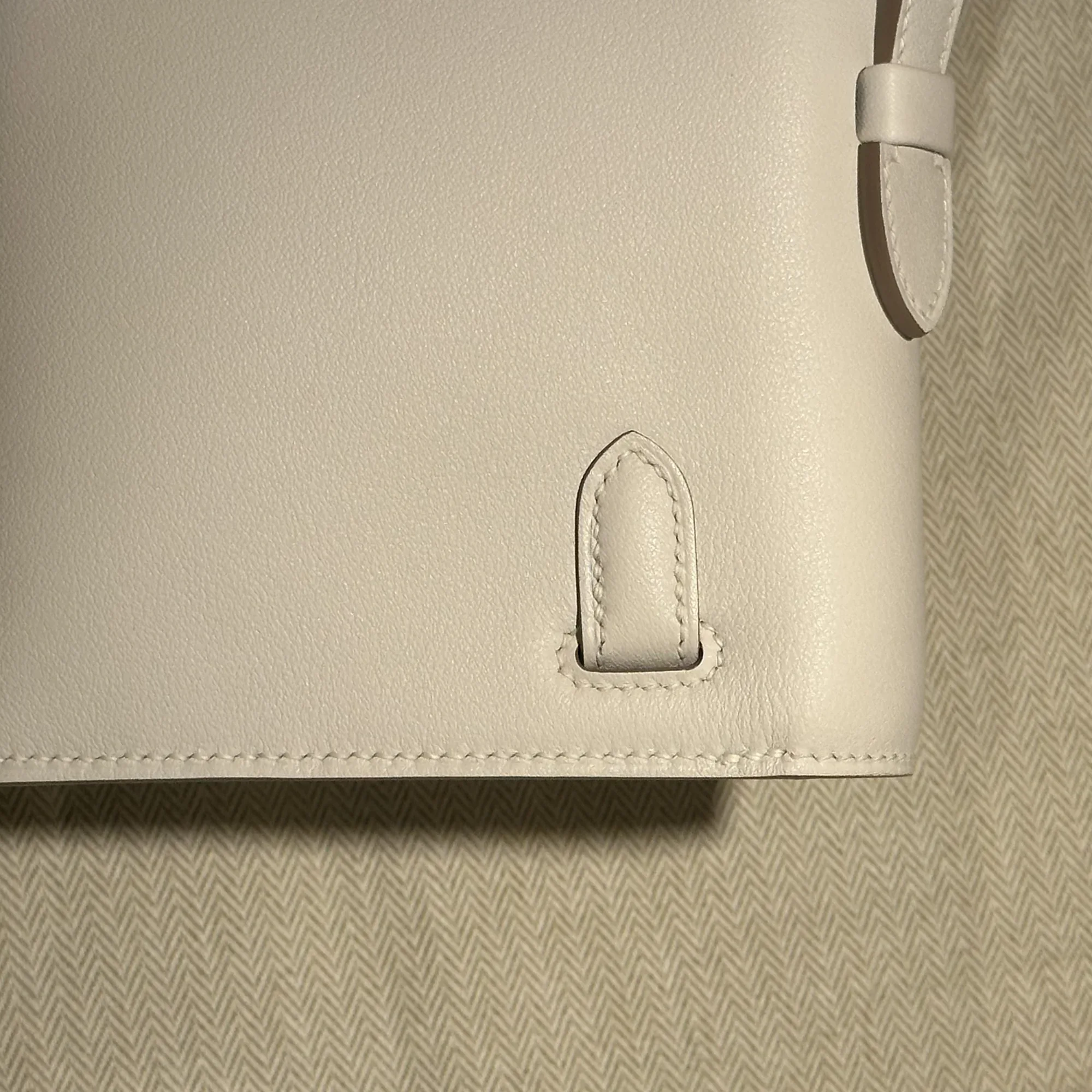 Hermes Kelly Cut Swift Leather White миниатюра 3