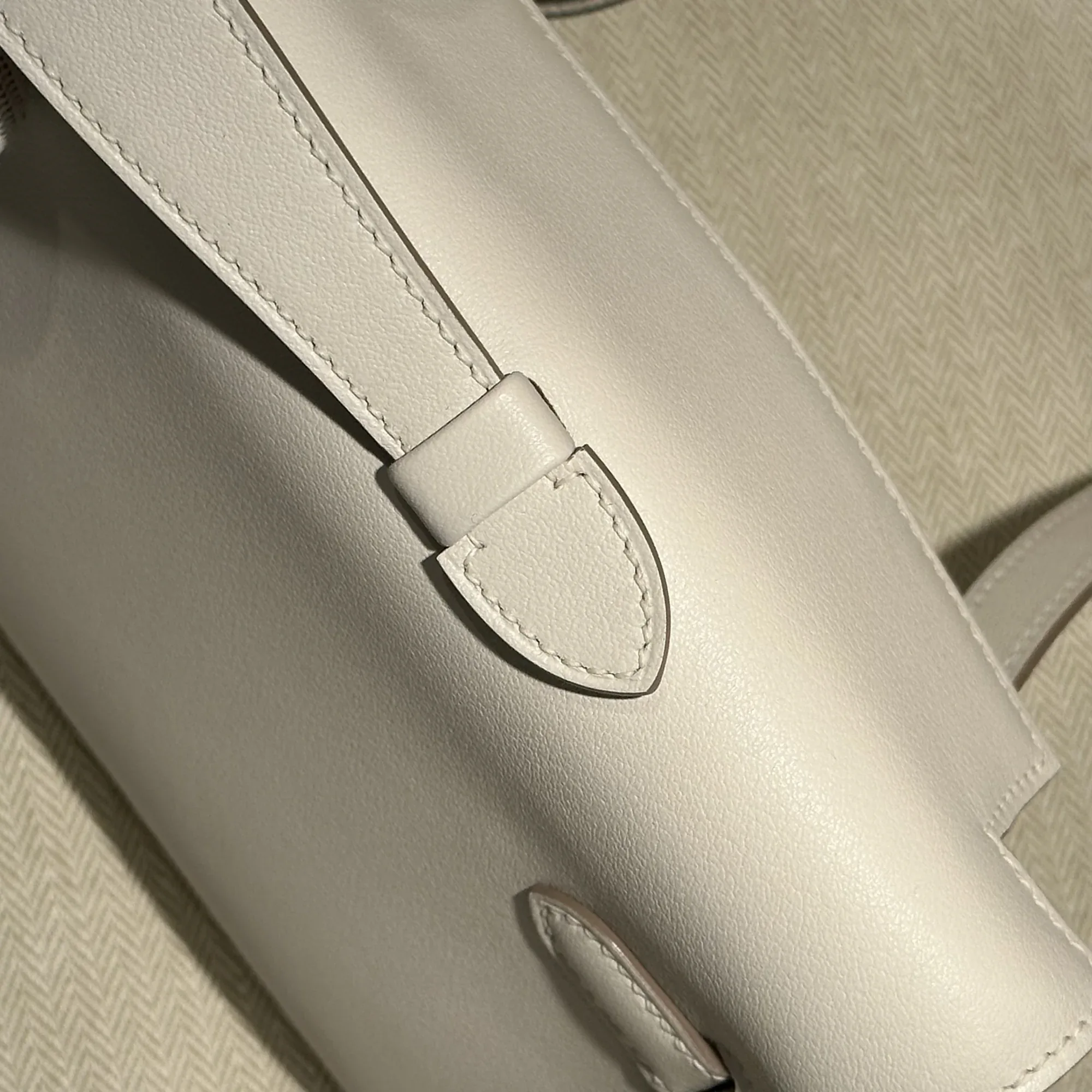 Hermes Kelly Cut Swift Leather White миниатюра 4