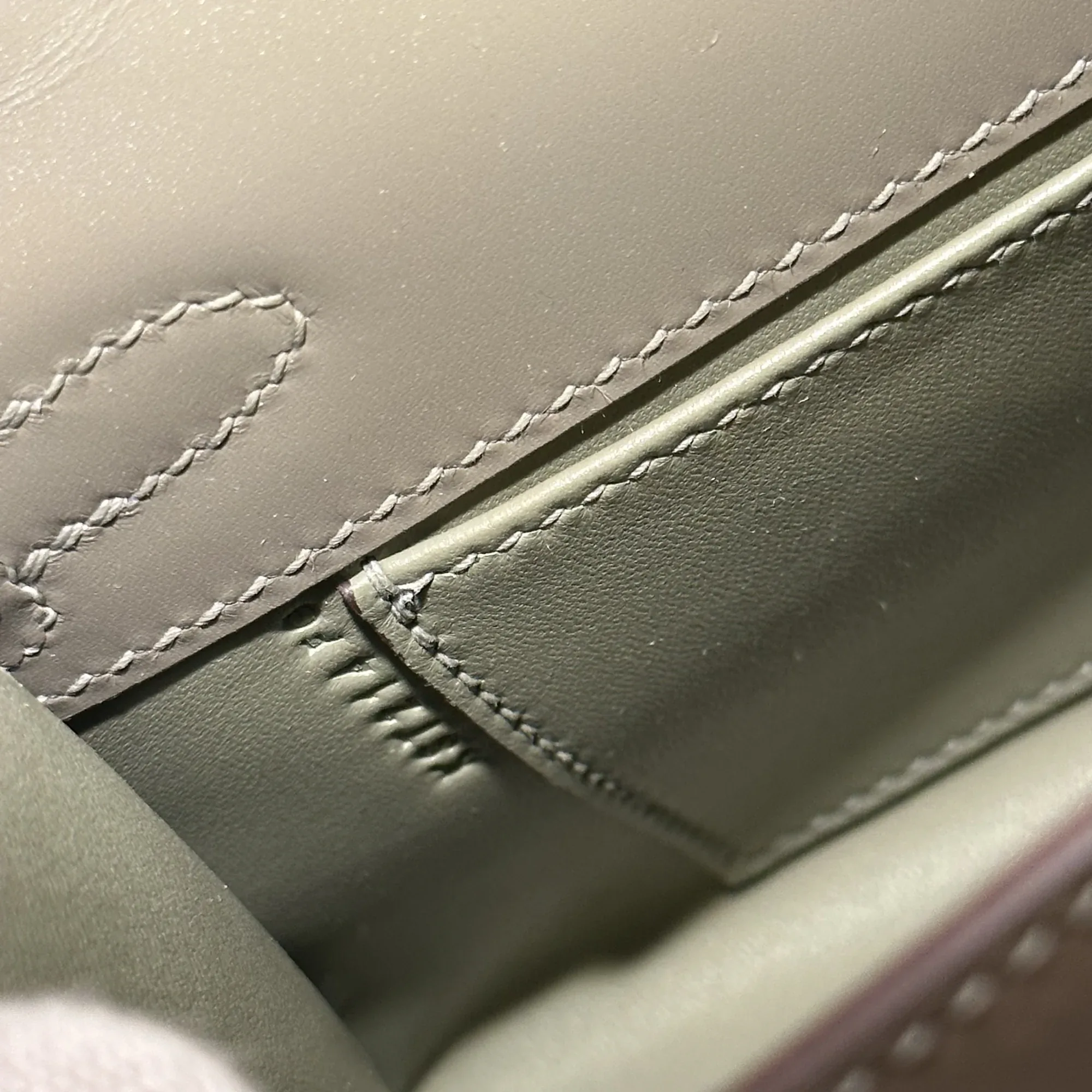 Hermes Kelly Pochette 22 Box Leather Gold миниатюра 5