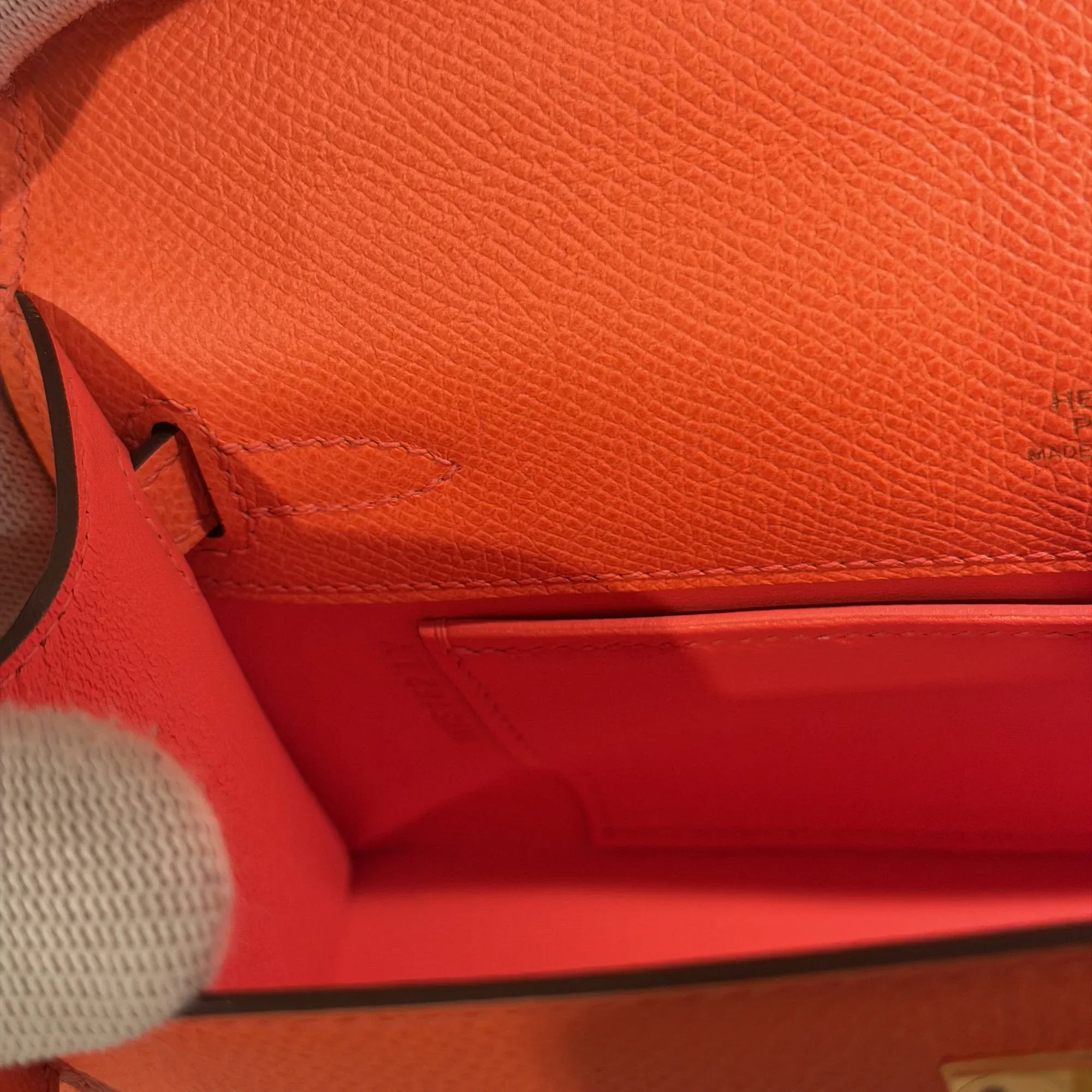 Hermes Kelly Pochette 22 Epsom Leather GHW миниатюра 3