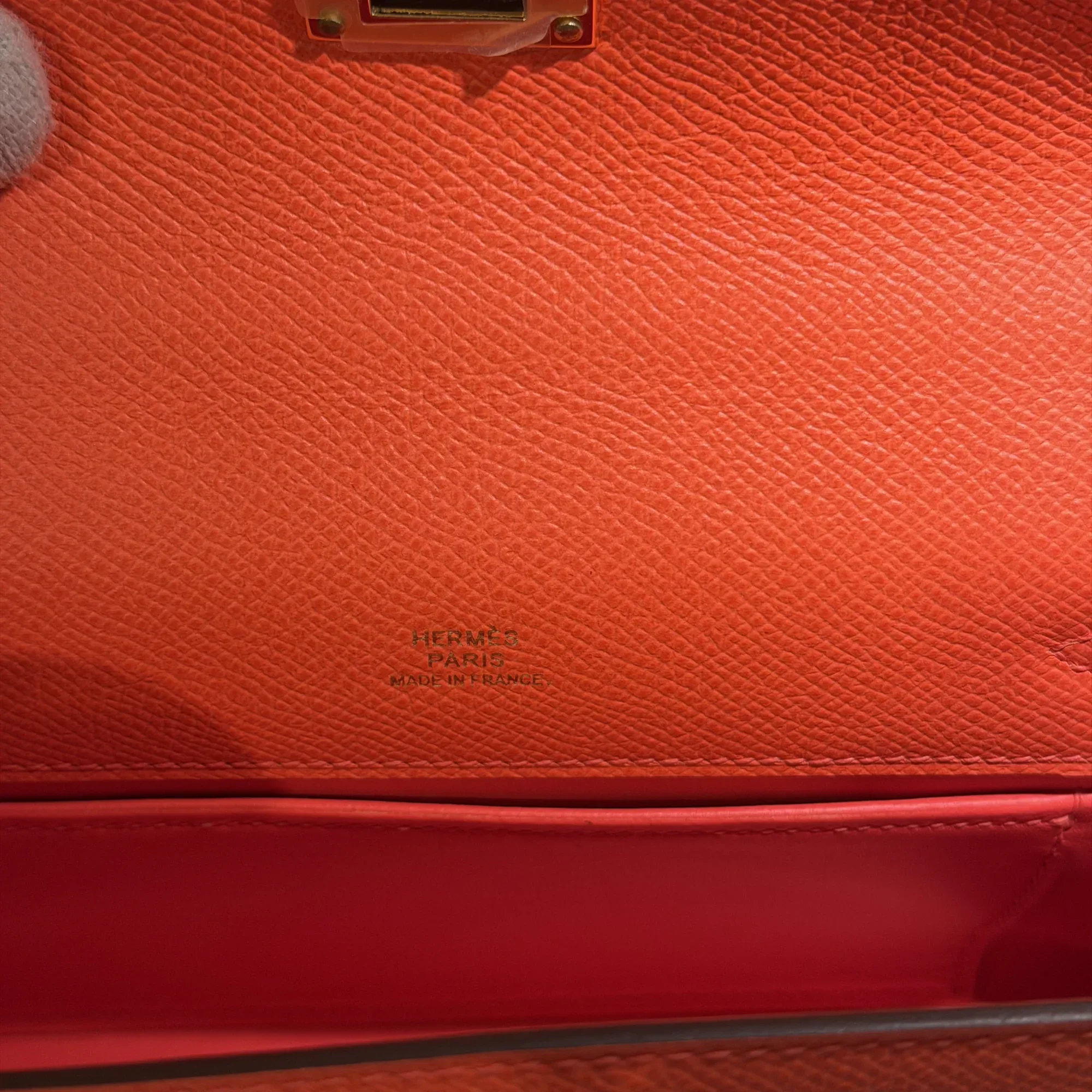 Hermes Kelly Pochette 22 Epsom Leather GHW миниатюра 4
