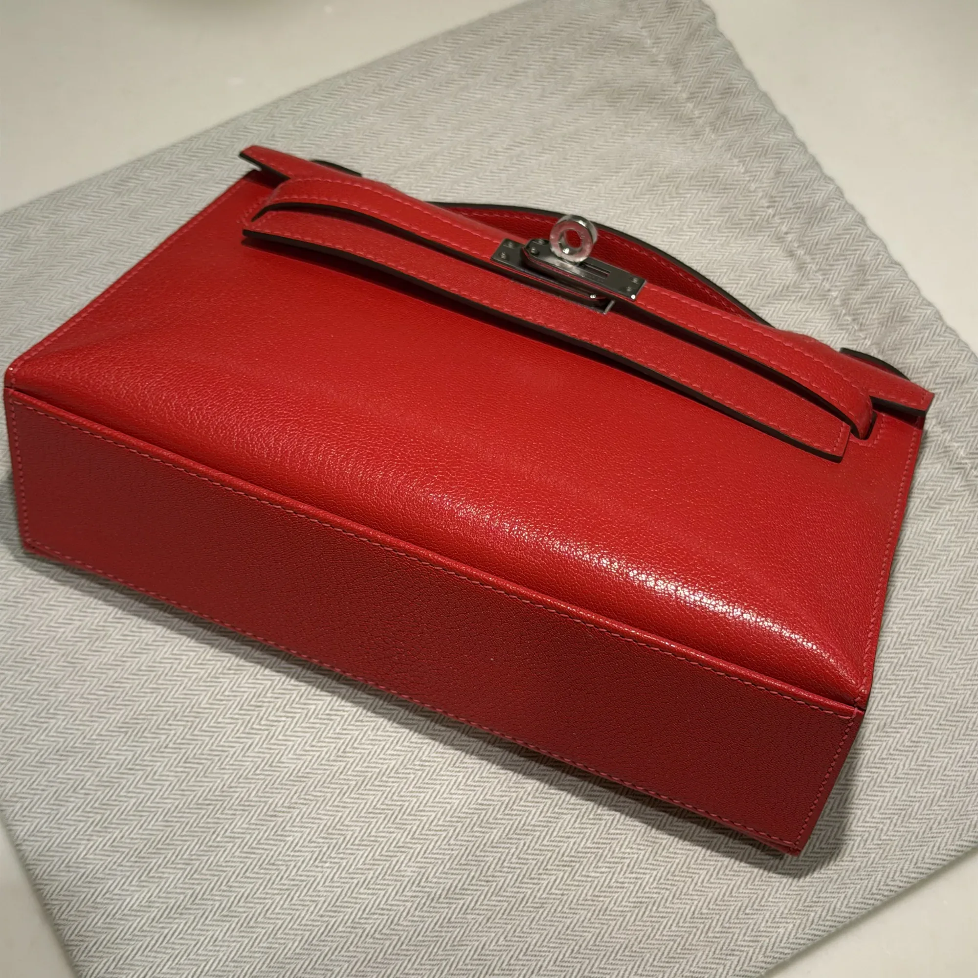 Hermes Kelly Pochette 22 Evercolor Leather PHW миниатюра 2