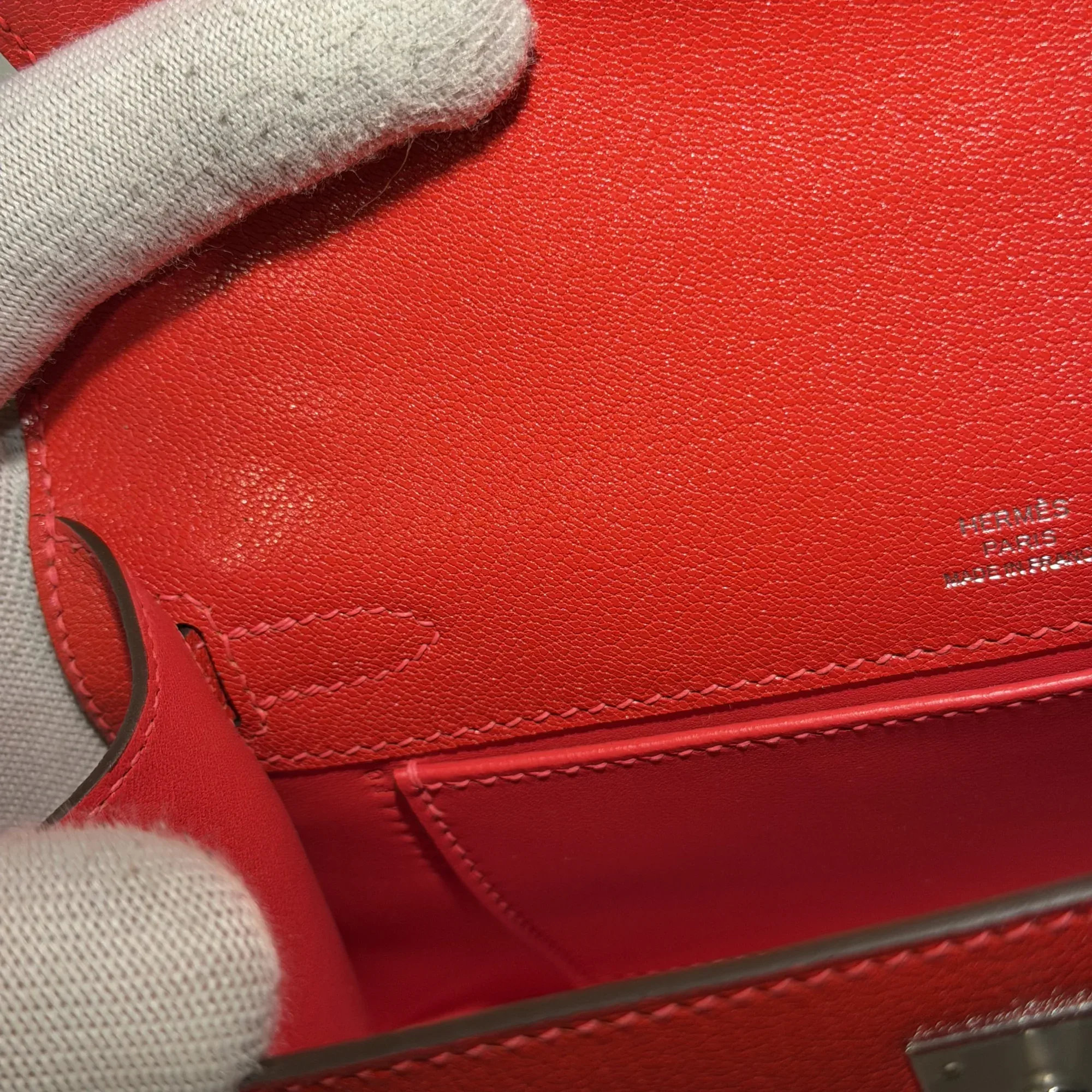 Hermes Kelly Pochette 22 Evercolor Leather PHW миниатюра 3