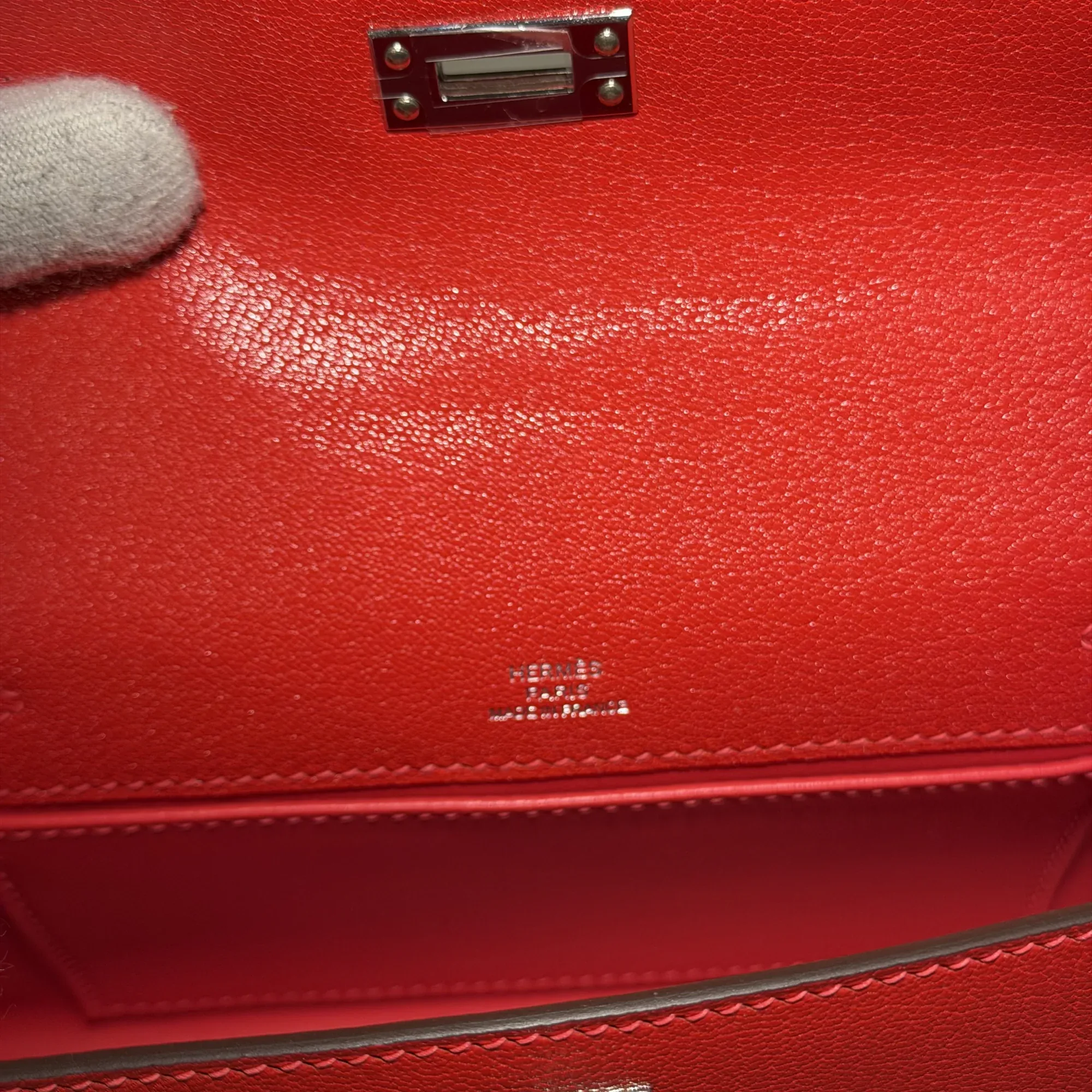 Hermes Kelly Pochette 22 Evercolor Leather PHW миниатюра 5