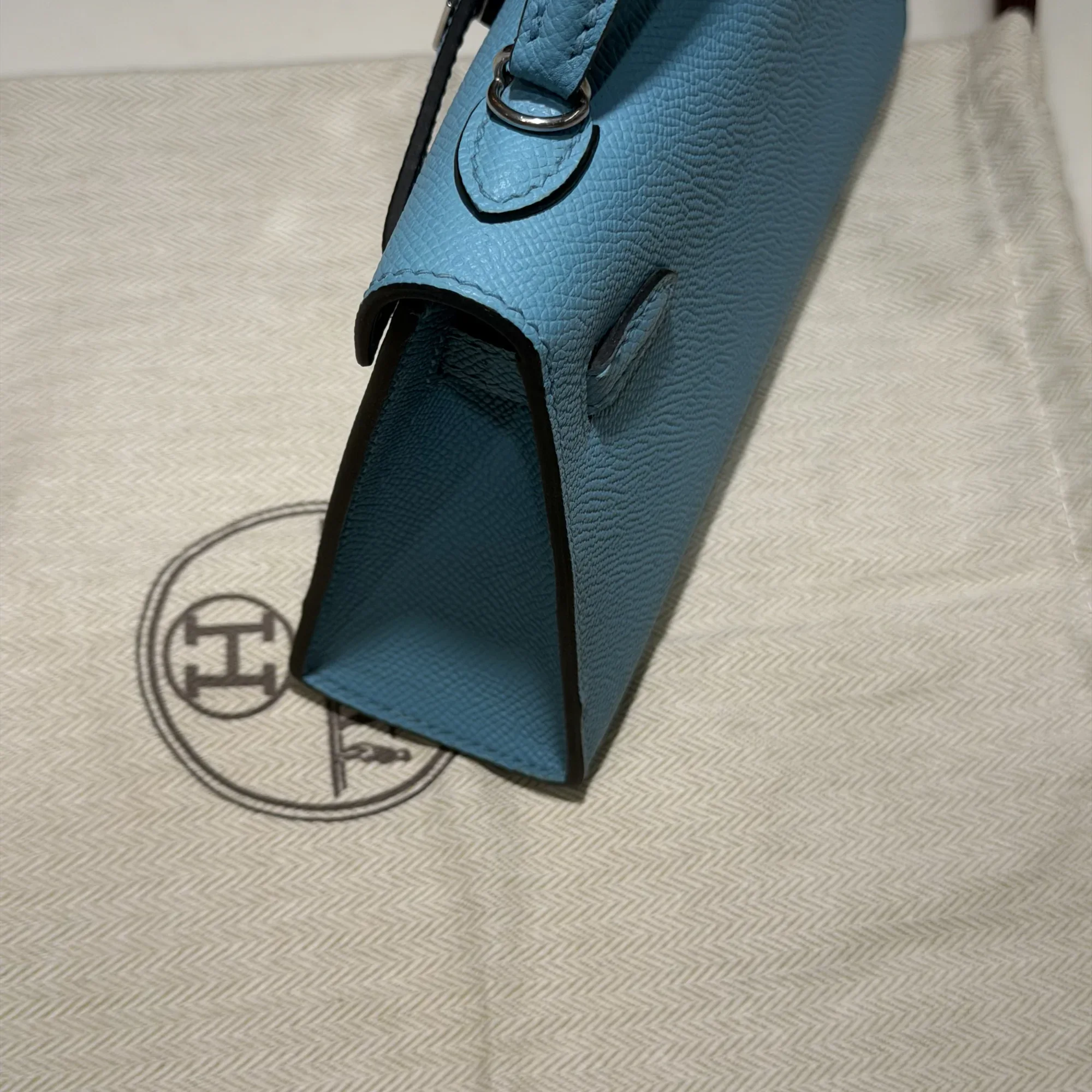 Hermes Mini Kelly 19 Epsom Leather PHW миниатюра 4