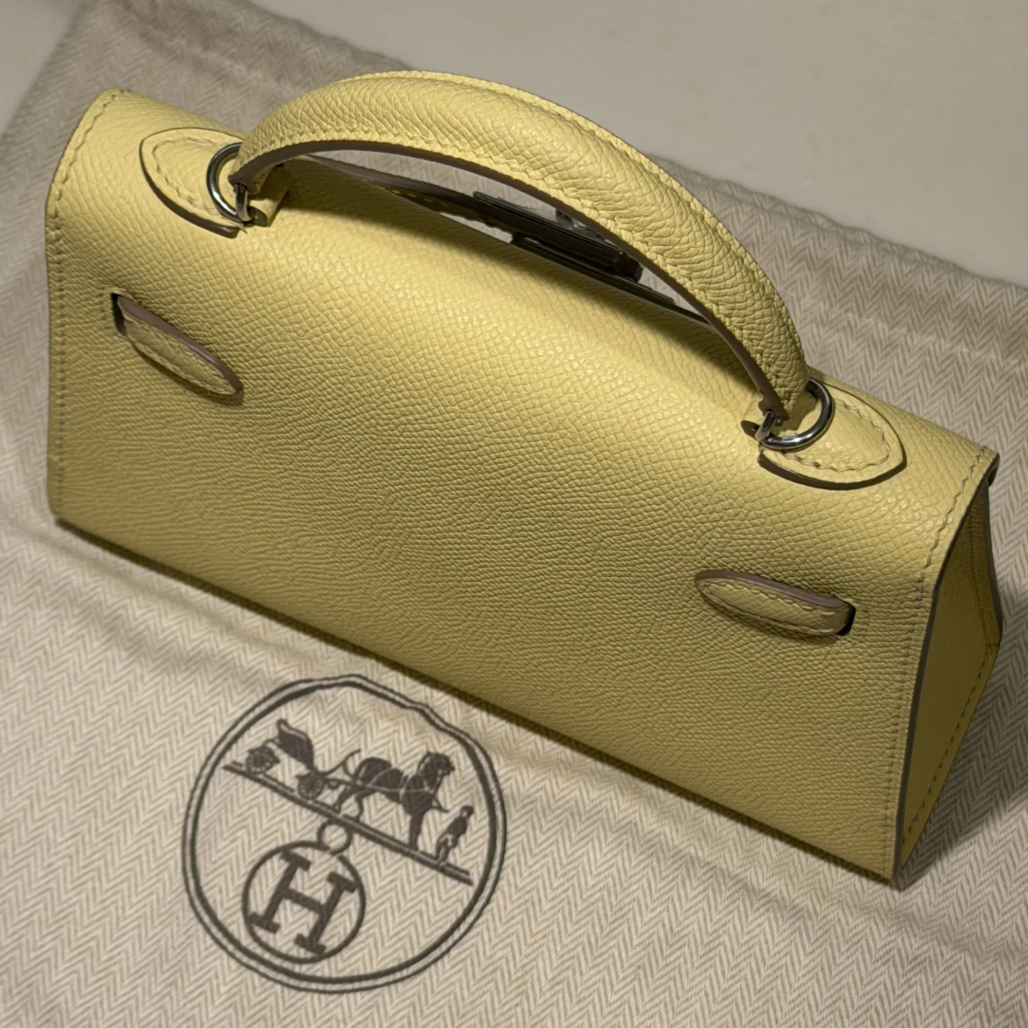 Hermes Mini Kelly 19 Epsom Leather PHW миниатюра 10