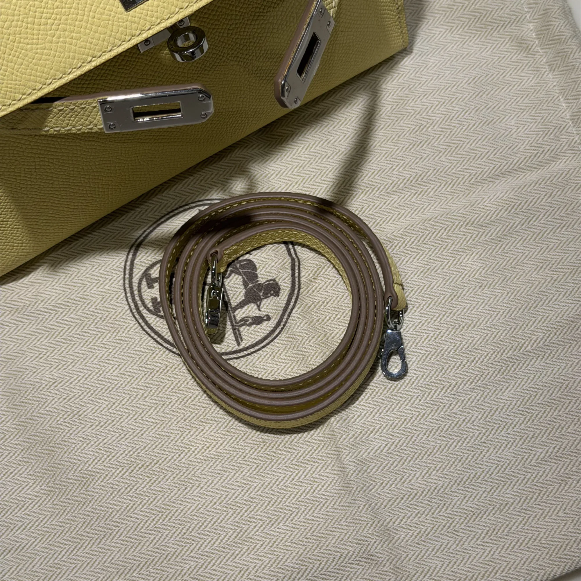 Hermes Mini Kelly 19 Epsom Leather PHW миниатюра 3