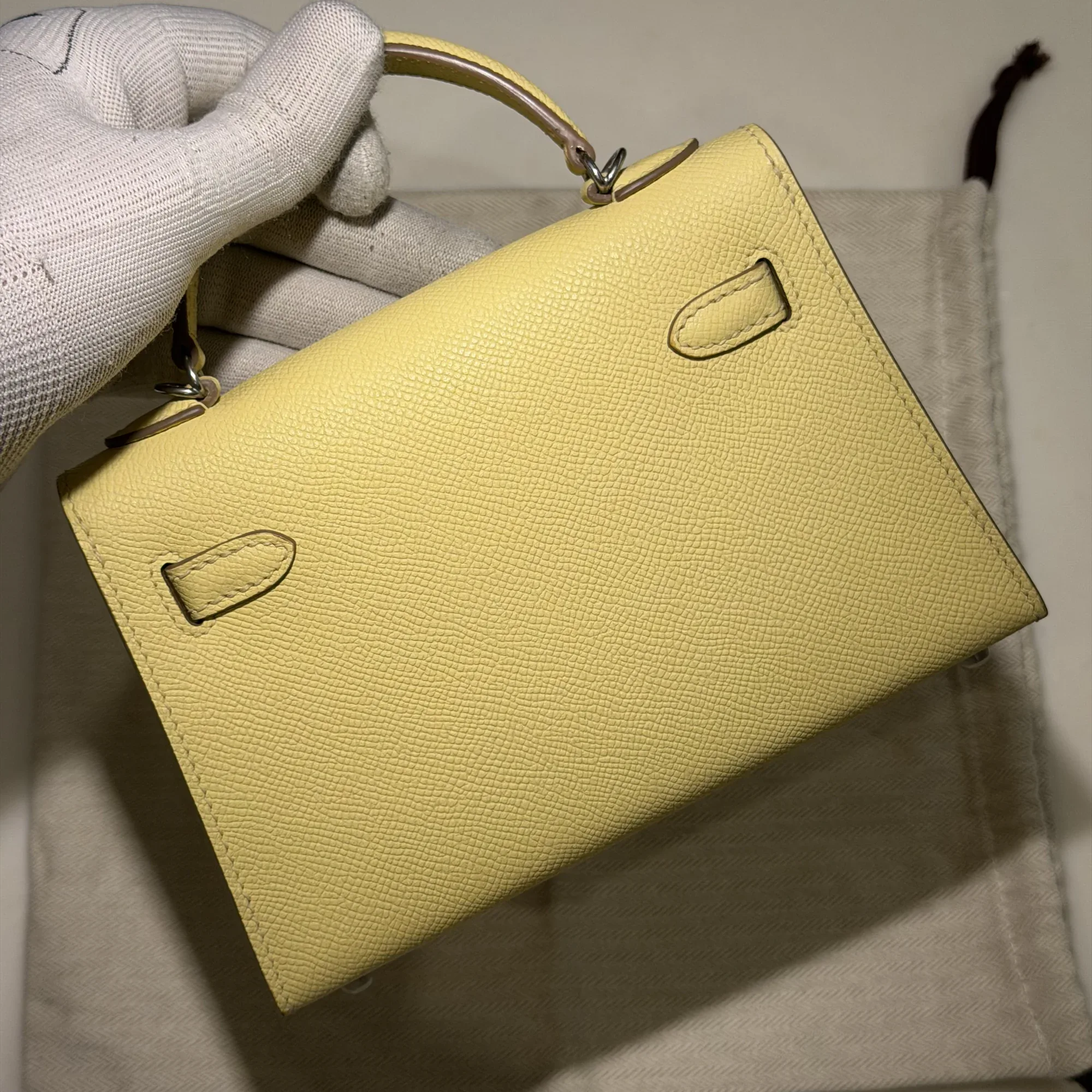 Hermes Mini Kelly 19 Epsom Leather PHW миниатюра 8
